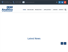Tablet Screenshot of amsanalitica.com